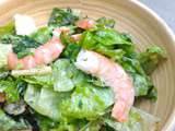 Salade de crevettes a la citronnelle