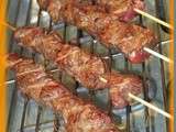 Brochettes de boeuf