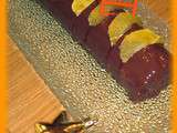 Bûche de noël à l'orange