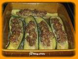 Courgettes farcies maison