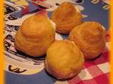 Petits choux au cottage cheese