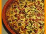 Quiche champi jambon