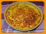 Quiche sans pâte lardons courgette