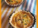 Quiches fromages courgette saucisson