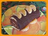 Roulé chocolat agrumes façon bûche