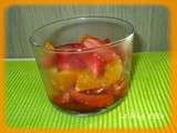 Salade de fraises oranges gingembre