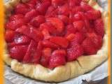 Tarte crémeuses aux fraises