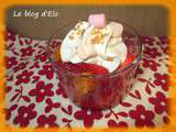 Verrine fraises orange chantilly