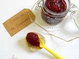 Confiture aux Cranberries & Graines de Chia