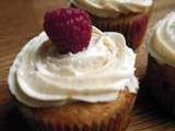 Cupcakes framboise vanille