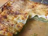 Lasagne aux épinards et à la brousse