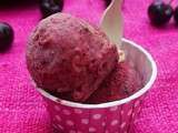 Sorbet aux cerises et chocolat blanc (recette thermomix)