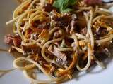 Spaghettis aux chanterelles