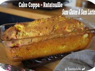 Cake salé à la coppa et à la ratatouille sans gluten, sans lactose ni caséine