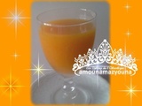 Jus aux abricots orange pour plus que 4 litres