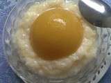 Dessert au riz أرز بالخوخ