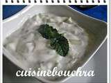 Sauce raita صلصة الرايتا الهندية