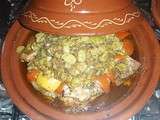 Tajine de poisson au feves الحــــــــــــــوت بالفـــــــــول