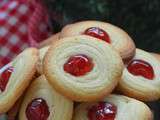 Biscuits viennois cerise confite