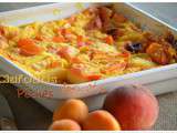 Clafoutis pêches et abricots