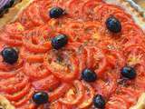 Tarte à la tomate et à l'amande