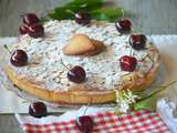 Tarte pistachine aux cerises