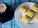 Carrés au citron /Lemon bars (keto, low carb, ig bas, sans gluten)