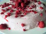 Cheesecake fraises framboises (sans cuisson, ig bas,/low carb)