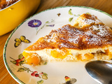 Clafoutis de mirabelles aux flocons d'avoine