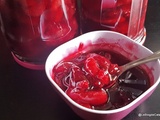 Confiture de cerises sans sucre (ig bas, low carb)