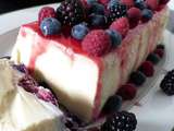 Flan aux fruits rouges