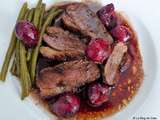 Magrets de canard aux cerises