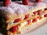 Mille-feuilles aux fraises