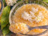 Perles de blé crémeuses au lait parfumé aux lilas blancs
