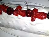 Roulade aux fraises