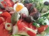 Salade composée de vacances