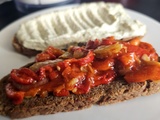 Salade cuite ou Tartinade de poivrons Kapia grillés au Ninja Airfryer