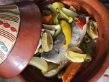 Tajine de bar au citron confit