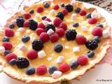 Tarte au citron et fruits rouges