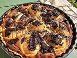 Tarte aux poires et chocolat noir