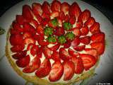 Tarte feuilletée aux fraises