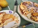 Tarte/tourte aux poires et cranberries