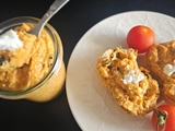 Tartinade courgette, tomates et feta