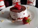 Tiramisu aux fraises gariguettes (sans sucre et œufs )