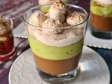 Trio café-avocat-banane en verrine (keto /low carb)