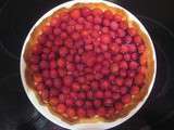 Tarte aux fraises et framboises