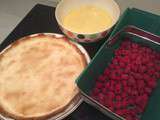 Tarte aux framboises facile