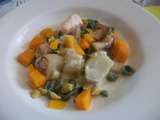 Blanquette de saumon et cabillaud