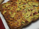 Brownie courgettes et lardons