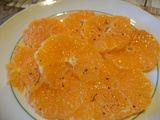 Carpaccio de clémentine